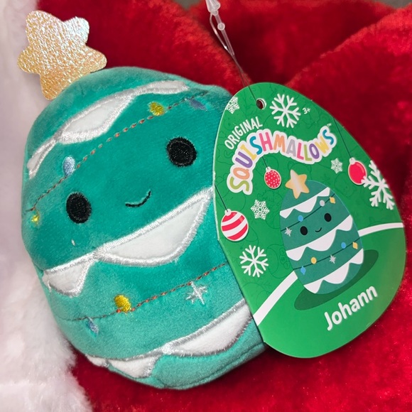 Squishmallows Other - NWT 4.5” Johann the Christmas Tree Squishmallow